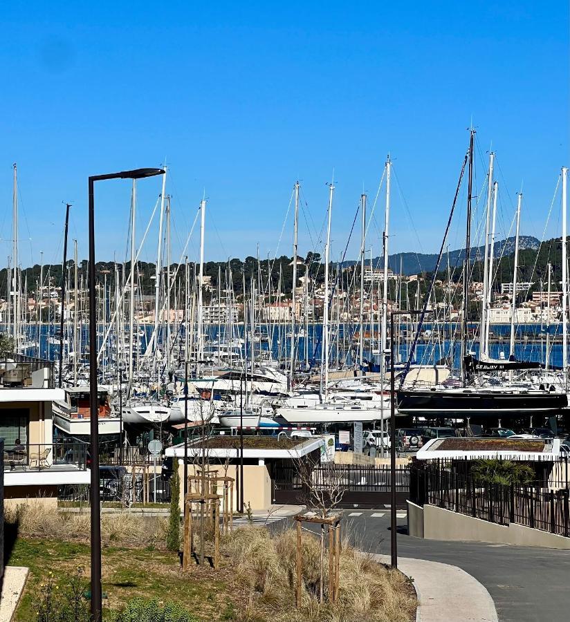 Saint-Elme L'Apart'83 - T2 Classe 5 Etoiles - Belle Vue Sur La Baie Du Lazaret 아파트 외부 사진