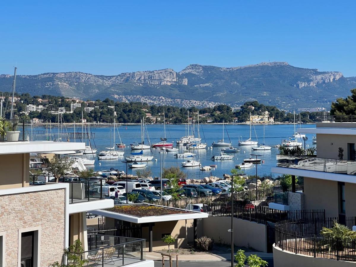 Saint-Elme L'Apart'83 - T2 Classe 5 Etoiles - Belle Vue Sur La Baie Du Lazaret 아파트 외부 사진